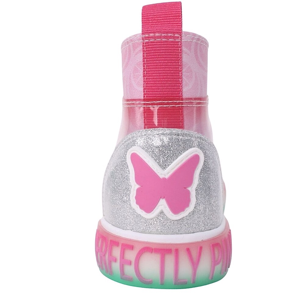 WICKED GLINDA ELPHABA Women's High Top Sneaker Shoes SIZE 8 Pink & Green NEW - Picture 10 of 16